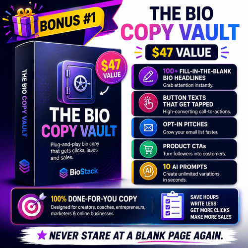 Bonus 1 — The Bio Copy Vault cover