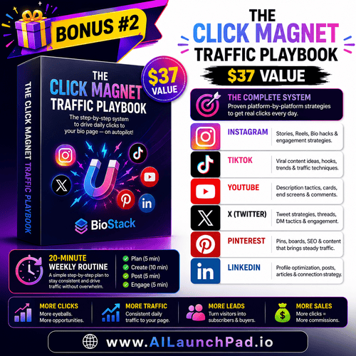 Bonus 2 — The Click Magnet Traffic Playbook cover