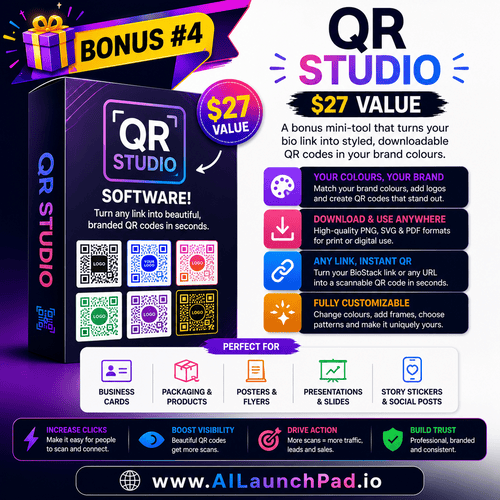 Bonus 4 — QR Studio cover